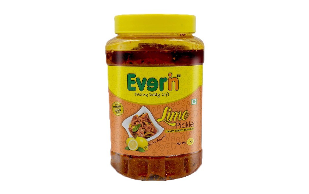 Everin Lime Pickle    Plastic Jar  1 kilogram